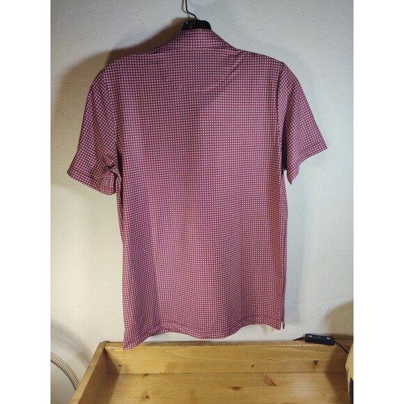 L Boston Scott GEN 1 Junior Boys Golf Polo NWT Crimson Sz L Athletic MSRP $49 - Picture 4 of 7